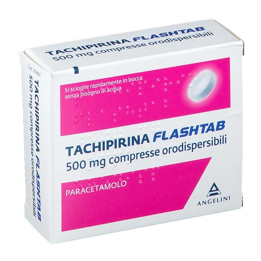 TACHIPIRINA FLASHTAB 500MG 16 COMPRESSE